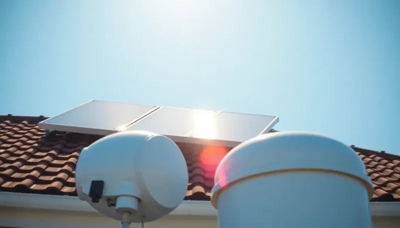 Dimensionnement et raccordement d'une chaudière avec production d'eau chaude solaire